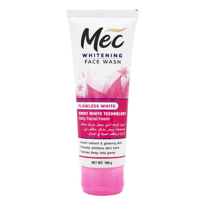 Mec Brightening Face Wash – Flawless Bright Daily Facial Foam (100g)