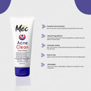 Mec Brightening & Acne Clean Face Wash Combo – Daily Facial Foam (2 x 100g)